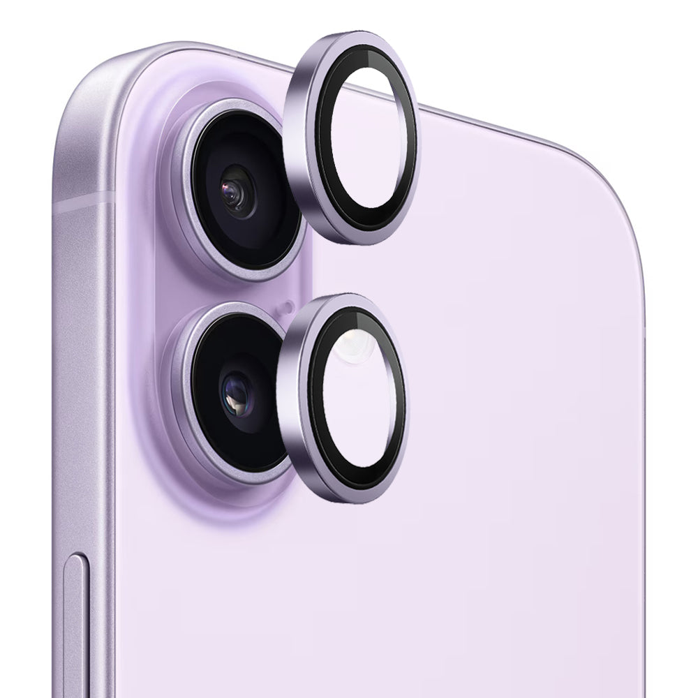 Zaštitna folija za zadnju kameru Blueo Metal Frame za Apple iPhone 17, Kaljeno staklo, Ljubičasta