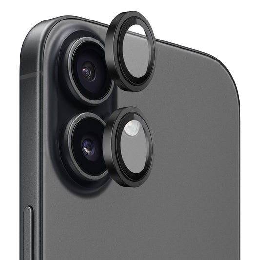 Folija za zaštitu zadnje kamere Blueo Metal Frame za Apple iPhone 17, Kaljeno staklo, Crna