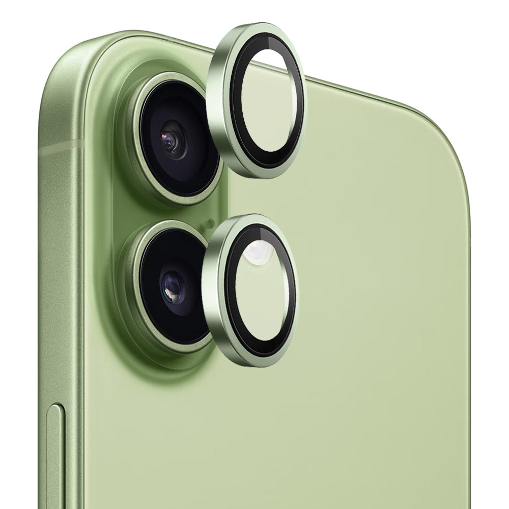 Zaštitna folija za zadnju kameru Blueo Metal Frame za Apple iPhone 17, Kaljeno staklo, Zelena