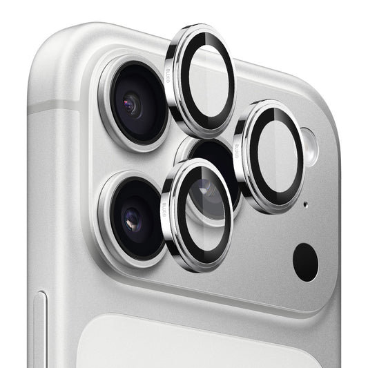 Folija za zaštitu zadnje kamere Blueo Sapphire Crystal za Apple iPhone 17 Pro Max / 17 Pro, Kaljeno staklo, Srebrna