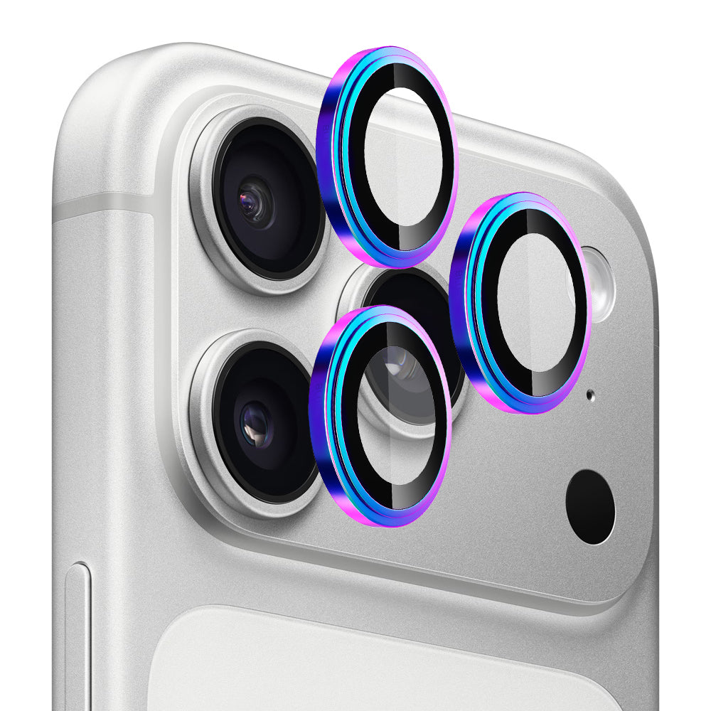 Folija za zaštitu zadnje kamere Blueo Sapphire Crystal za Apple iPhone 17 Pro Max / 17 Pro, Kaljeno staklo, Višebojna