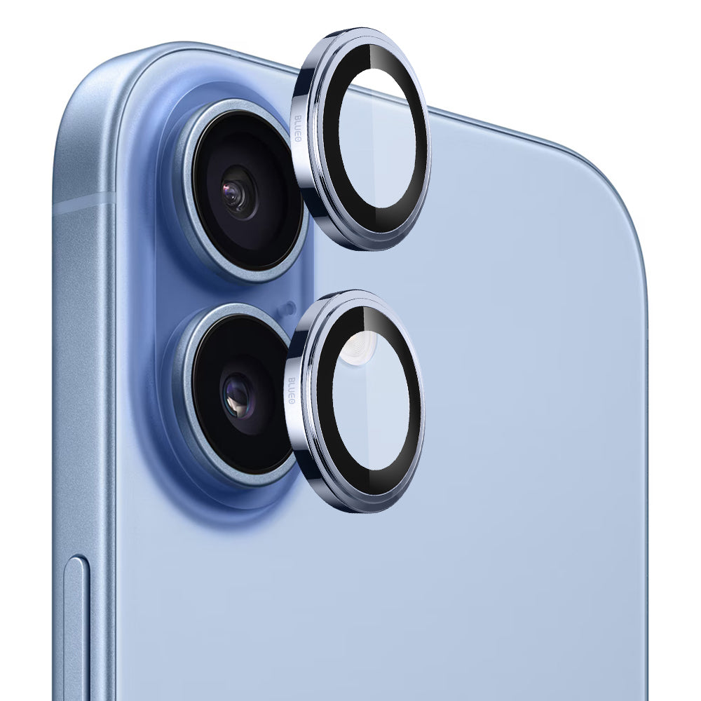 Folija za zaštitu zadnje kamere Blueo Sapphire Crystal za Apple iPhone 17, Kaljeno staklo, Plava