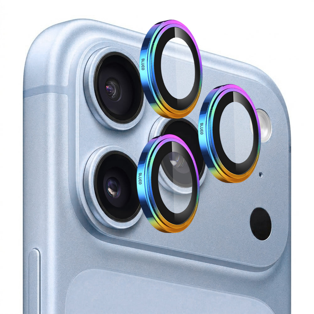 Zaštitna folija za zadnju kameru Blueo Sapphire Crystal za Apple iPhone 18 Pro / 18 Pro Max, kaljeno staklo, višebojna