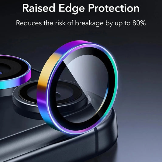 Folija za zaštitu zadnje kamere ESR Armorite za Apple iPhone 17 Pro Max / 17 Pro / 16 Pro Max / 16 Pro, Kaljeno staklo, Šareno