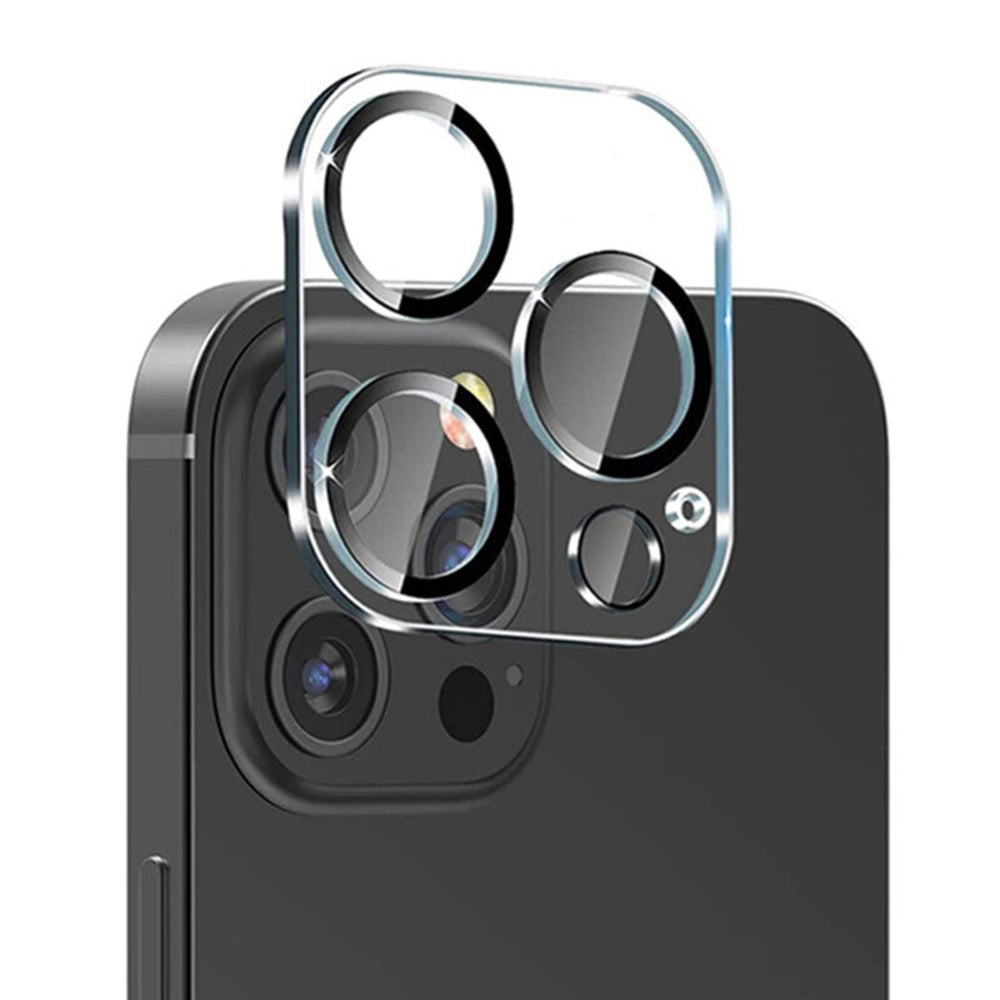 Zaštitna folija za zadnju kameru Lito S+ za Apple iPhone 13 Pro Max / 13 Pro, Kaljeno staklo, Crna