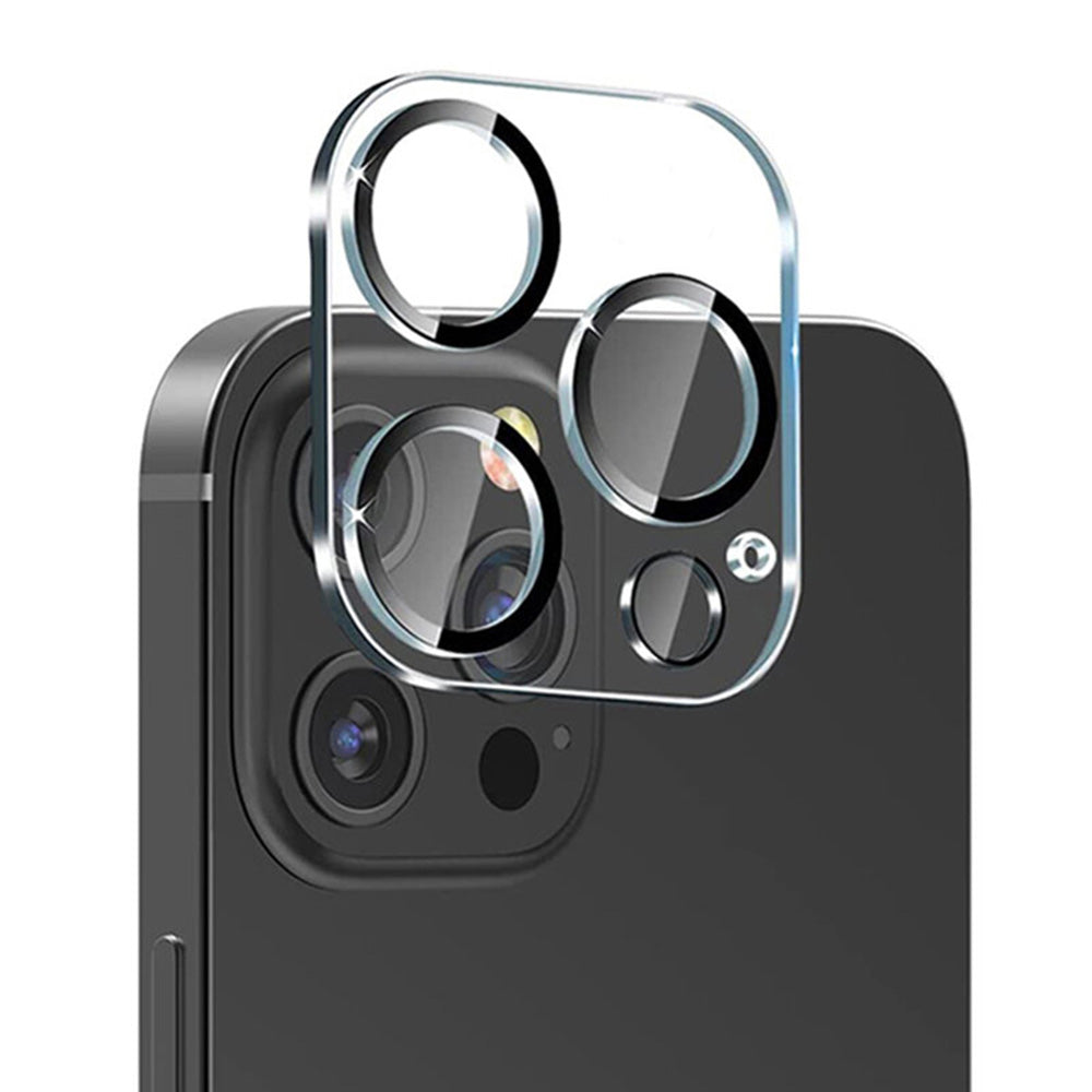 Zaštitna folija za zadnju kameru Lito S+ za Apple iPhone 14 Pro Max / 14 Pro, Kaljeno staklo, Crna