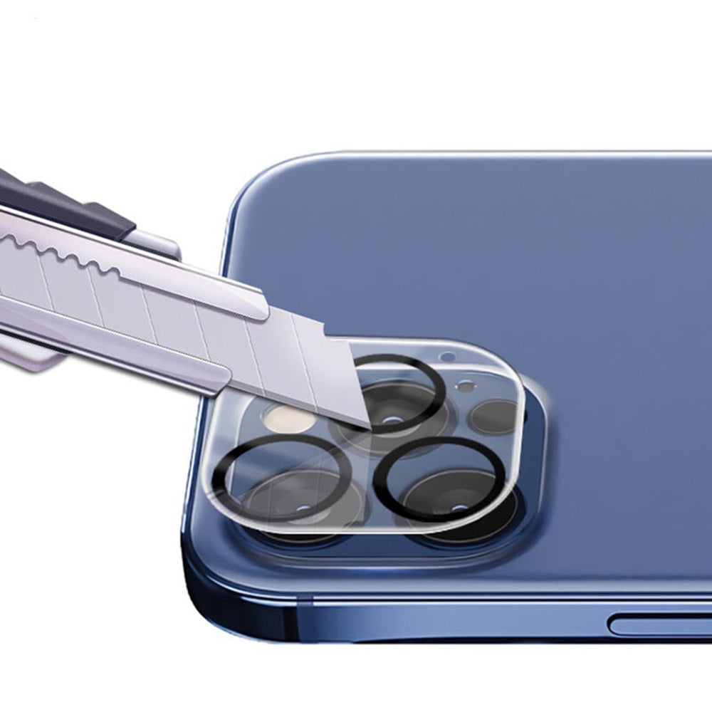 Zaštitna folija za zadnju kameru Lito S+ za Apple iPhone 14 Pro Max / 14 Pro, Kaljeno staklo, Crna