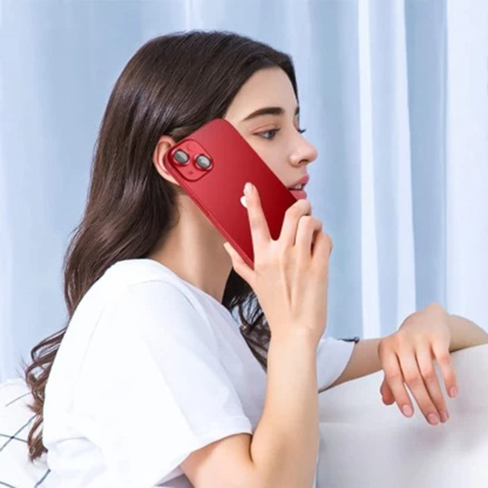 Zaštitna folija za zadnju kameru Lito S+ za Apple iPhone 14, Kaljeno staklo, Crvena