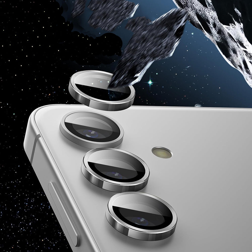 Zaštitna folija za zadnju kameru Lito S+ za Samsung Galaxy S25 S931, Kaljeno staklo, Crna