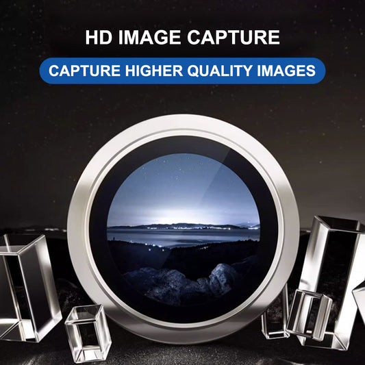 Folija za zaštitu zadnje kamere Lito Titanium AR za Apple iPhone 17 Pro Max / 17 Pro, Kaljeno staklo, Srebrna