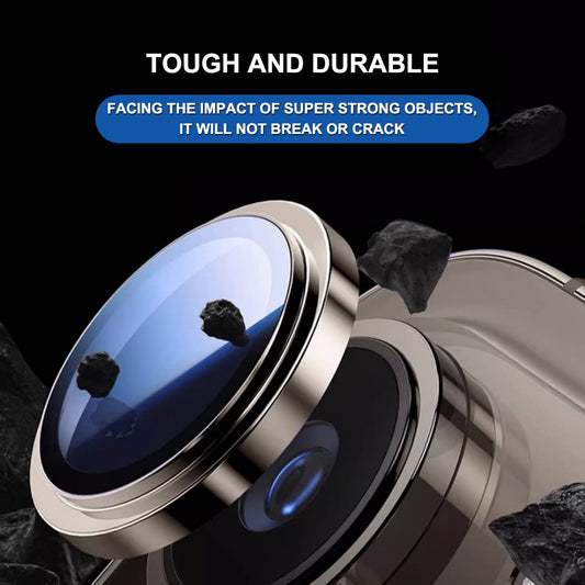 Folija za zaštitu zadnje kamere Lito Titanium AR za Apple iPhone 17 Pro Max / 17 Pro, Kaljeno staklo, Narandžasta