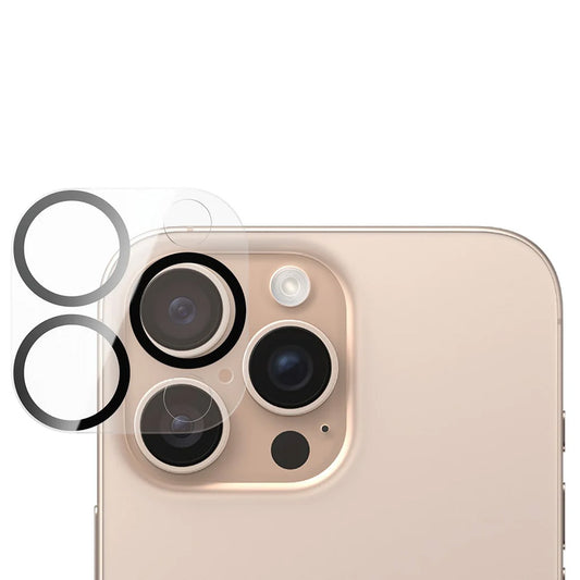Folija za zaštitu zadnje kamere PanzerGlass PicturePerfect za Apple iPhone 16 Pro Max / 16 Pro, Kaljeno staklo, Providno