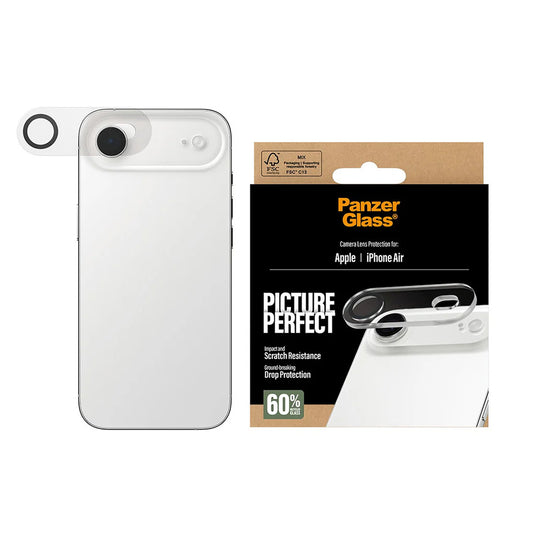 Folija za zaštitu zadnje kamere PanzerGlass PicturePerfect za Apple iPhone 17 Air, Kaljeno staklo, Providno