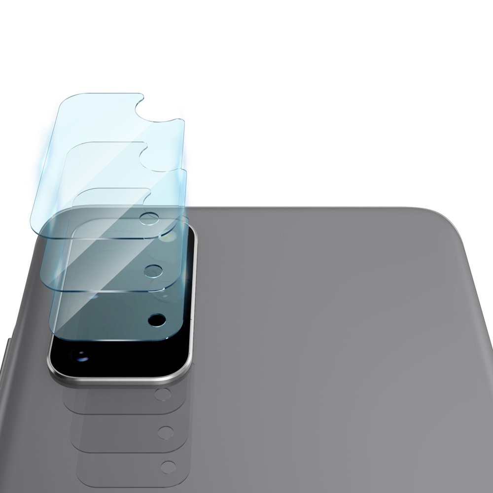 Zaštitna folija za zadnju kameru Ringke IDGL za Samsung Galaxy S20+ 5G G986 / S20+ G985, Kaljeno staklo, Set od 3 komada, Providna