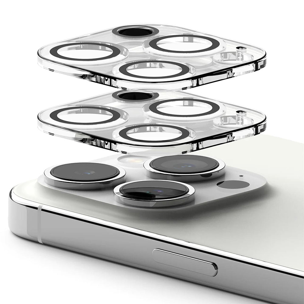 Zaštitna folija za zadnju kameru Ringke za Apple iPhone 15 Pro, Kaljeno staklo, Set od 2 komada, Providna