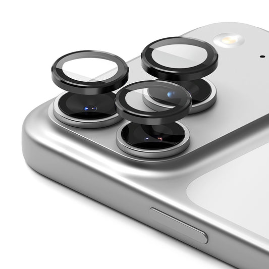 Folija za zaštitu zadnje kamere Ringke za Apple iPhone 17 Pro Max / 17 Pro, Kaljeno staklo, Crna