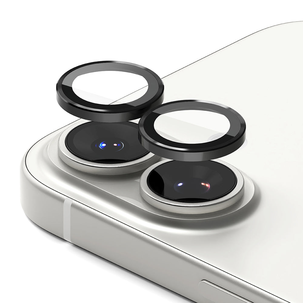 Folija za zaštitu zadnje kamere Ringke za Apple iPhone 17, Kaljeno staklo, Crna