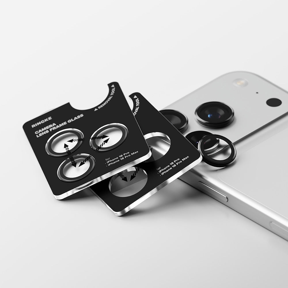 Zaštitna folija za zadnju kameru Ringke za Apple iPhone 18 Pro / 18 Pro Max, Kaljeno staklo, Set od 2 komada, Providna