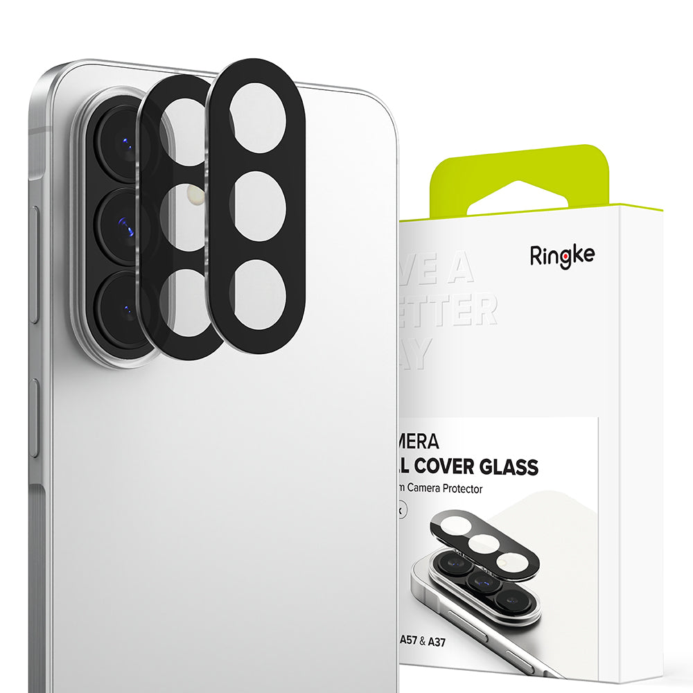 Zaštitna folija za zadnju kameru Ringke za Samsung Galaxy A57 5G / A37 5G, Kaljeno staklo, Set od 2 komada, Providna