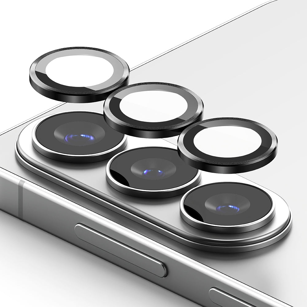 Zaštitna folija za zadnju kameru Ringke za Samsung Galaxy S26 Plus S947 / S26, Kaljeno staklo, Set od 2 komada, Crna