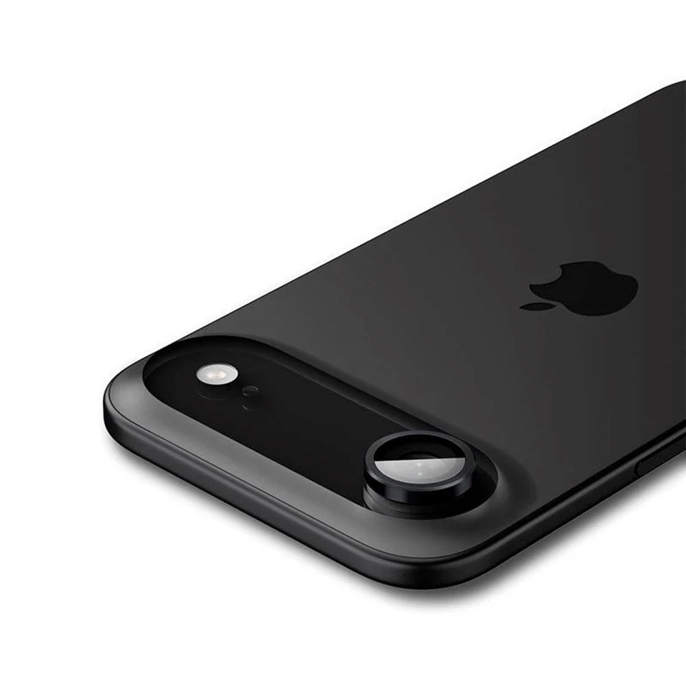 Folija za zaštitu zadnje kamere Spigen GlastR EZ FIT Optik Pro za Apple iPhone 17 Air, Kaljeno staklo, Set 2 komada, Crna AGL09863