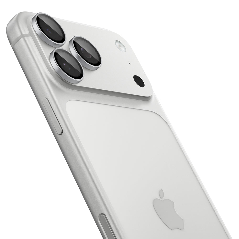 Zaštitna folija za zadnju kameru Spigen GlastR EZ FIT Optik Pro za Apple iPhone 18 Pro / 18 Pro Max, Kaljeno staklo, Set od 2 komada, Srebrna