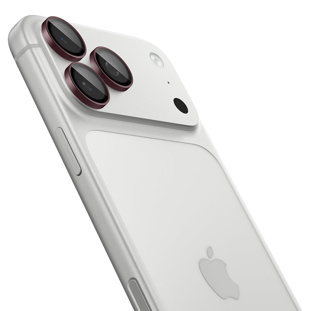 Zaštitna folija za zadnju kameru Spigen GlastR EZ FIT Optik Pro za Apple iPhone 18 Pro / 18 Pro Max, Kaljeno staklo, Set od 2 komada, Bordo