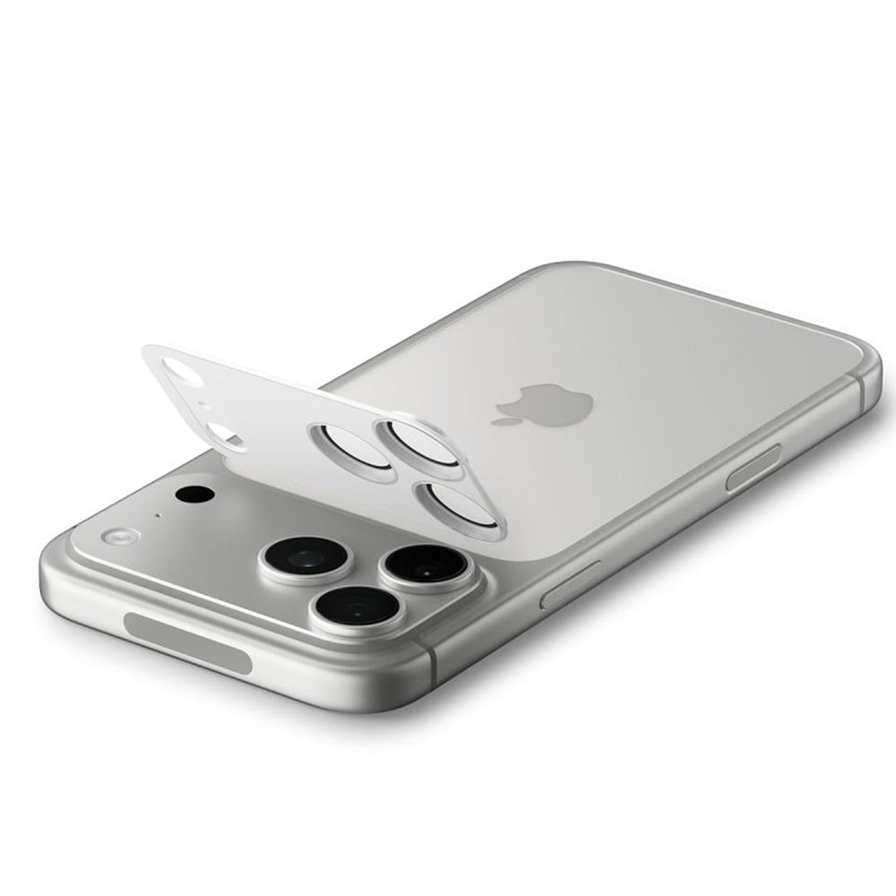 Folija za zaštitu zadnje kamere Spigen GlastR EZ FIT Optik Pro XL za Apple iPhone 17 Pro Max, Kaljeno staklo, Srebrna AGL10652