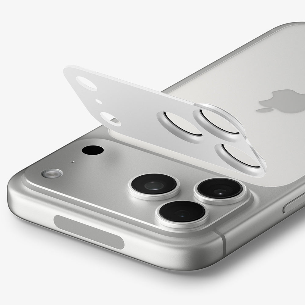 Zaštitna folija za zadnju kameru Spigen GlastR EZ FIT Optik Pro XL za Apple iPhone 18 Pro Max, Kaljeno staklo, Srebrna AGL12042