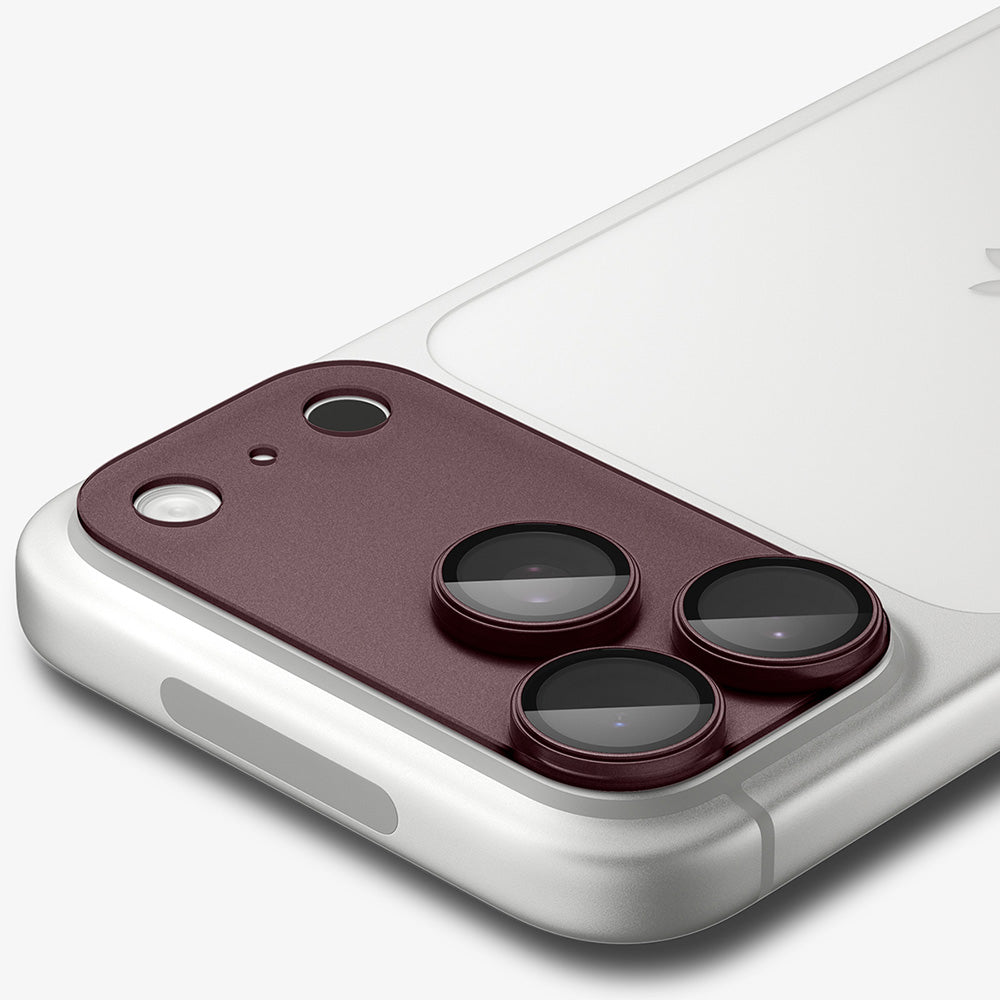 Zaštitna folija za zadnju kameru Spigen GlastR EZ FIT Optik Pro XL za Apple iPhone 18 Pro, Kaljeno staklo, Bordo AGL12036
