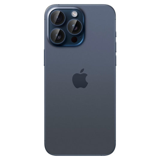 Folija za zaštitu zadnje kamere Spigen GlastR EZ FIT Optik Pro za Apple iPhone 16 Pro Max / 16 Pro, Kaljeno staklo, Set od 2 komada, Plava