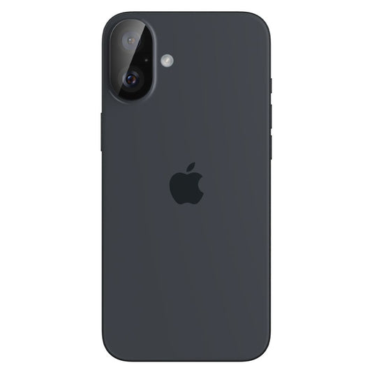 Folija za zaštitu zadnje kamere Spigen GlastR Optik za Apple iPhone 16 Plus / 16, Kaljeno staklo, Set od 2 komada, Crna AGL07922