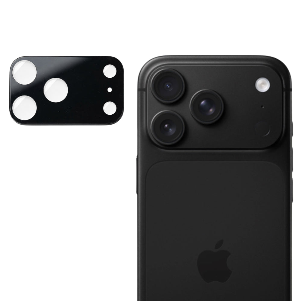 Zaštitna folija za zadnju kameru Techsuit za Apple iPhone 18 Pro Max, Kaljeno staklo, Crna