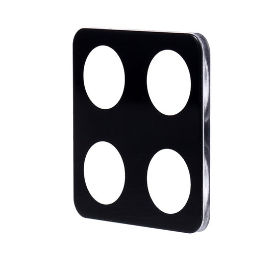 Folija za zaštitu zadnje kamere Techsuit za Honor 400 Smart 4G / X7d 4G / 400 Smart 5G, Kaljeno staklo, Crna