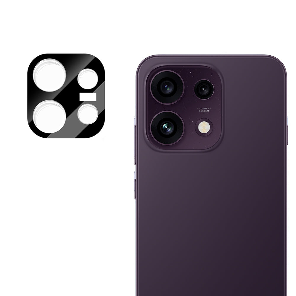 Zaštitna folija za zadnju kameru Techsuit za Oppo Reno16 F / Reno16 FS, kaljeno staklo, crna