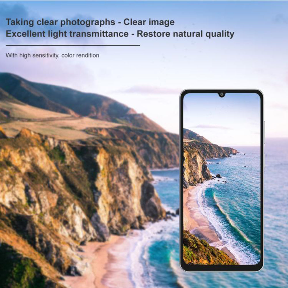 Zaštitna folija za zadnju kameru Techsuit za Samsung Galaxy A07 4G A075, kaljeno staklo, crna
