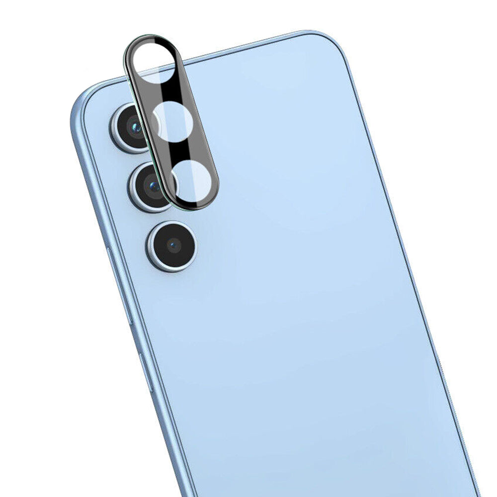 Folija za zaštitu zadnje kamere Techsuit za Samsung Galaxy A34 A346, Kaljeno staklo, Crna
