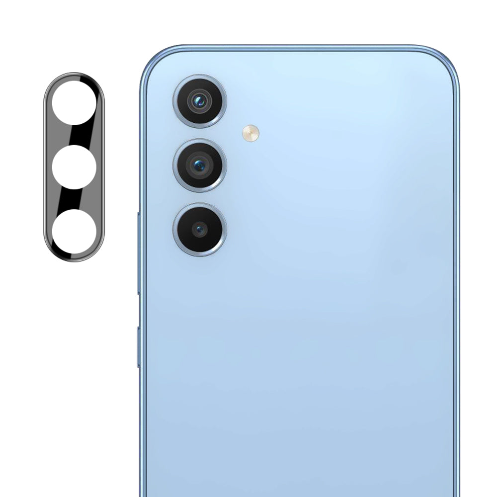 Folija za zaštitu zadnje kamere Techsuit za Samsung Galaxy A34 A346, Kaljeno staklo, Crna