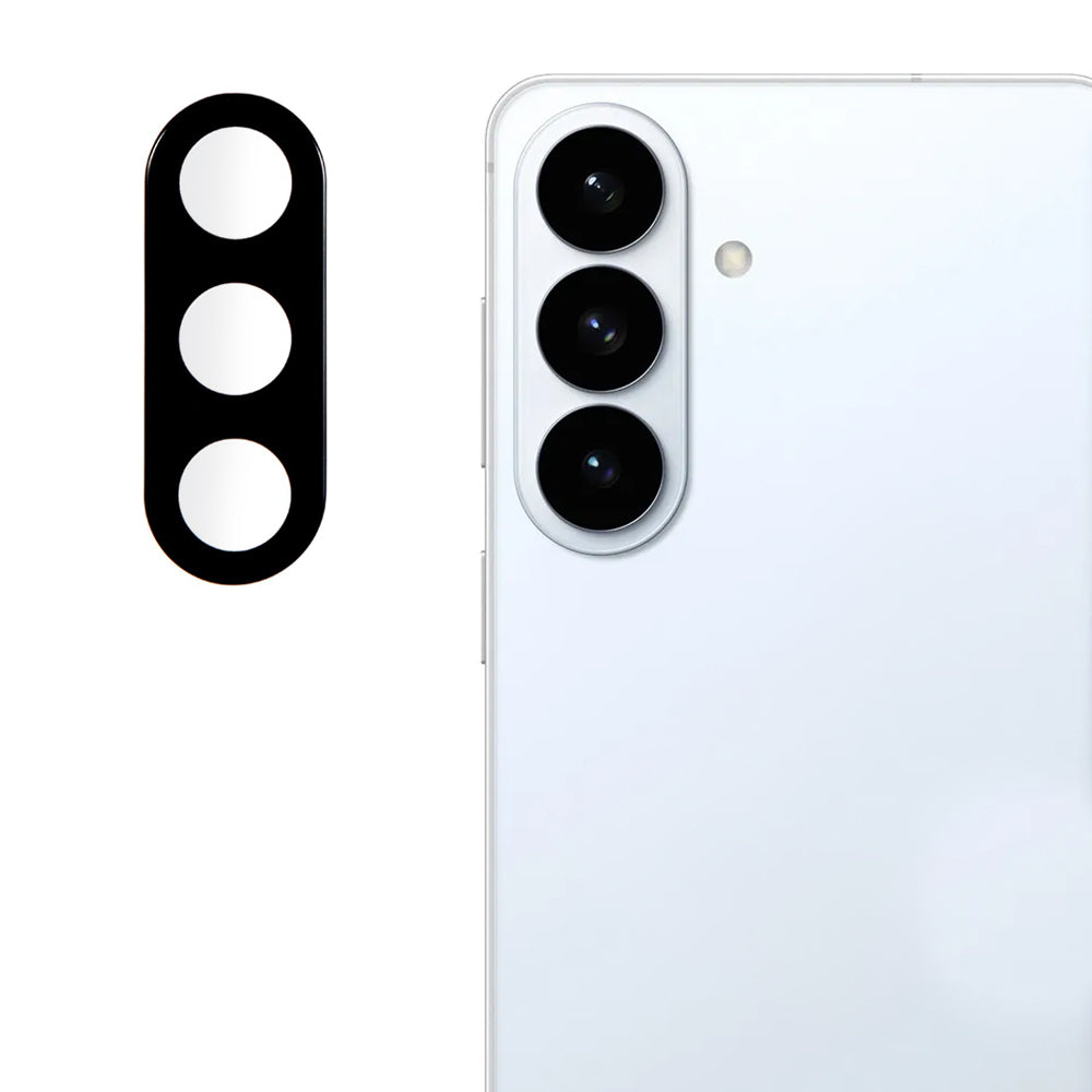 Folija za zaštitu zadnje kamere Techsuit za Samsung Galaxy S26 Plus S947, Kaljeno staklo, Crna