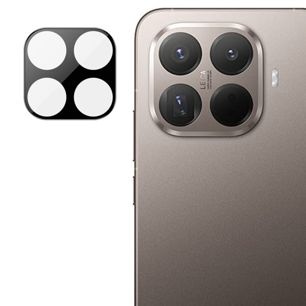 Zaštitna folija za zadnju kameru Techsuit za Xiaomi 15T Pro, kaljeno staklo, crna