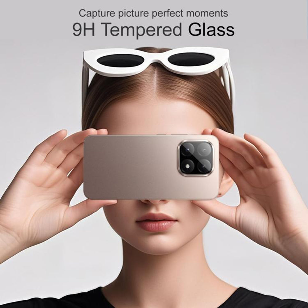 Zaštitna folija za zadnju kameru Techsuit za Xiaomi 15T, kaljeno staklo, crna
