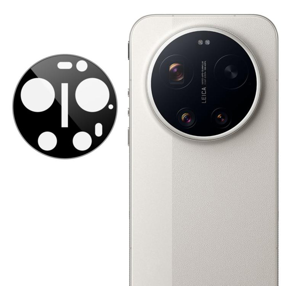 Folija za zaštitu zadnje kamere Techsuit za Xiaomi 17 Ultra, Kaljeno staklo, Crna