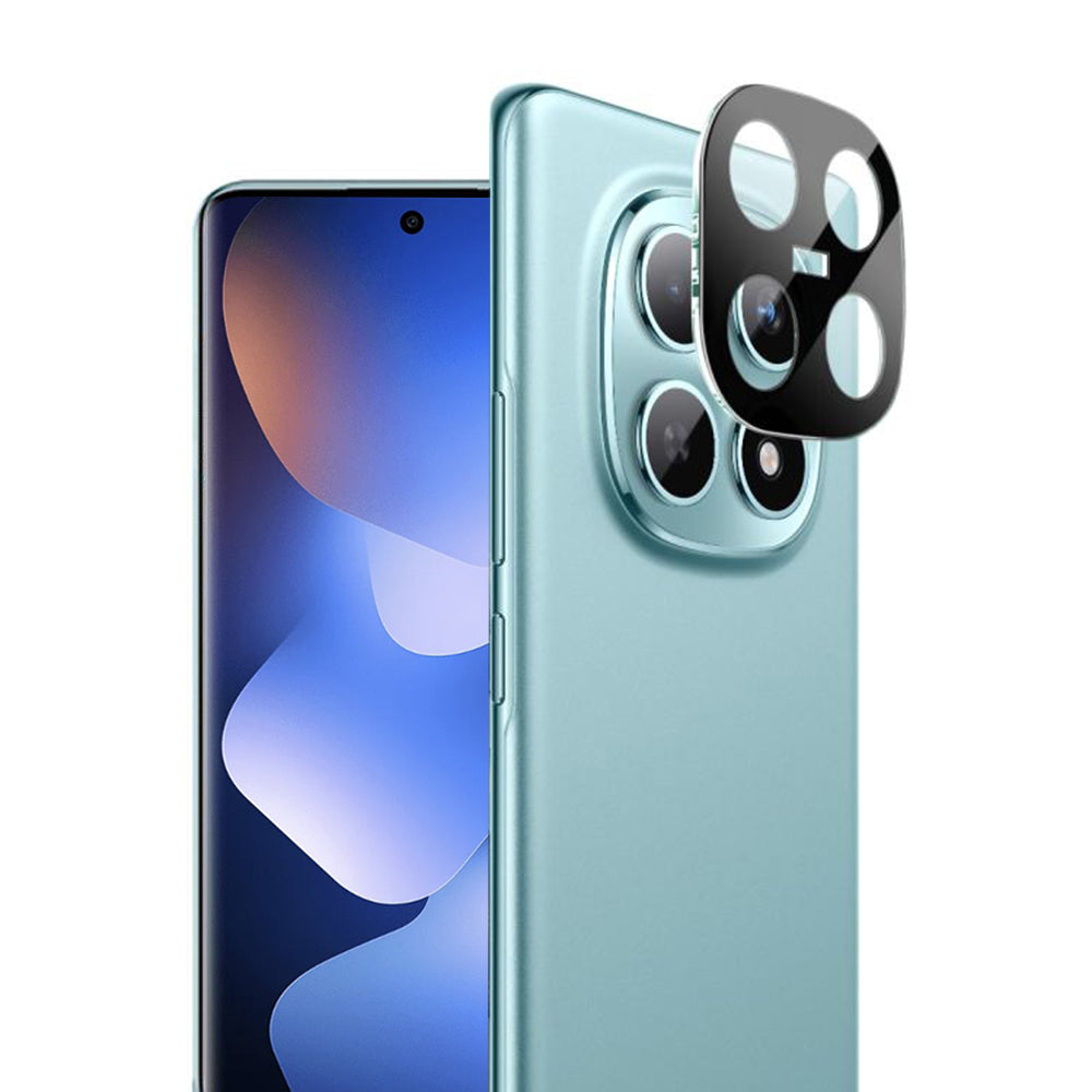 Folija za zaštitu zadnje kamere Techsuit za Xiaomi Poco M8 / Redmi Note 15 5G, Kaljeno staklo, Crna