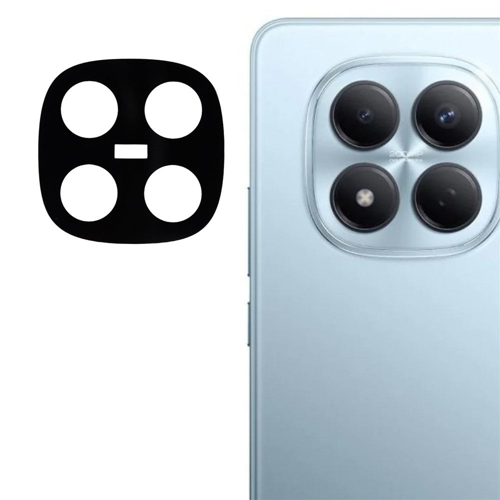 Folija za zaštitu zadnje kamere Techsuit za Xiaomi Redmi Note 15 Pro 4G, Kaljeno staklo, Crna