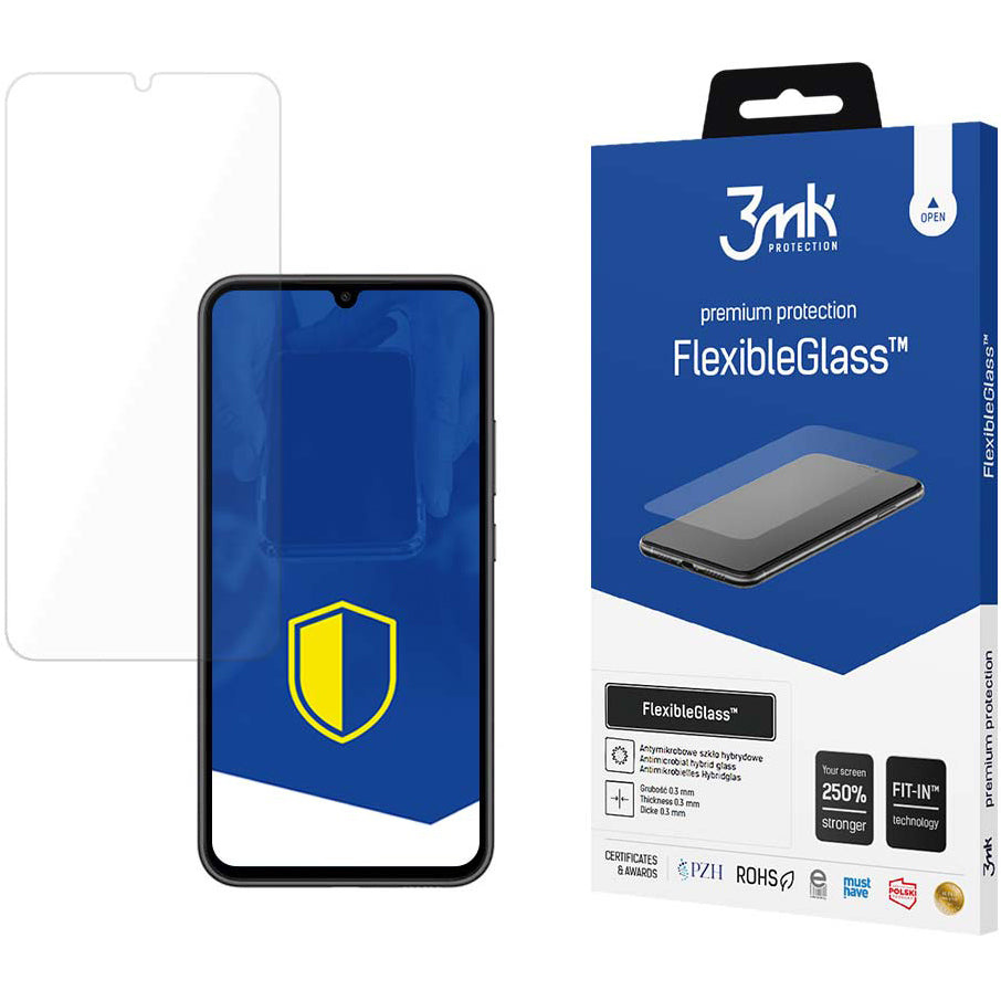 Zaštitna folija za ekran 3MK FlexibleGlass za Samsung Galaxy A34 A346, Fleksibilno staklo, Full Glue