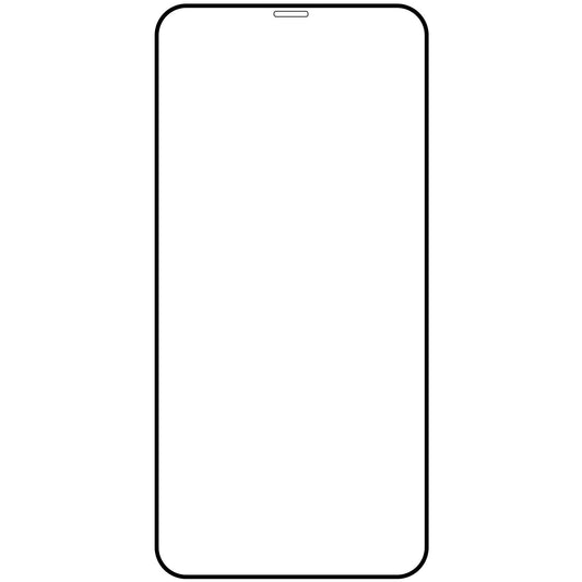Folija za zaštitu ekrana Veason PRO za Apple iPhone 12 Pro Max, Kaljeno staklo, Pun lepak, 6D, Crna