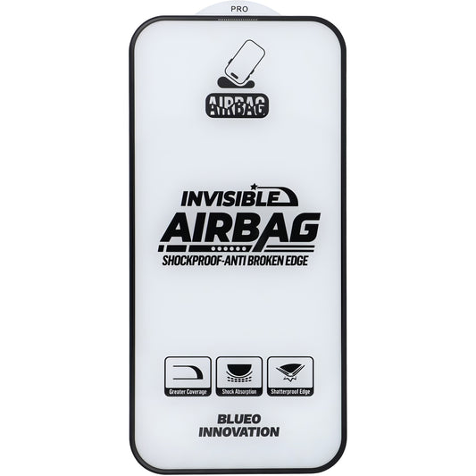 Folija za zaštitu ekrana Mr. Monkey Glass Anti-broken za Apple iPhone 16 Pro, Kaljeno staklo, Full Glue, 5D, Crna