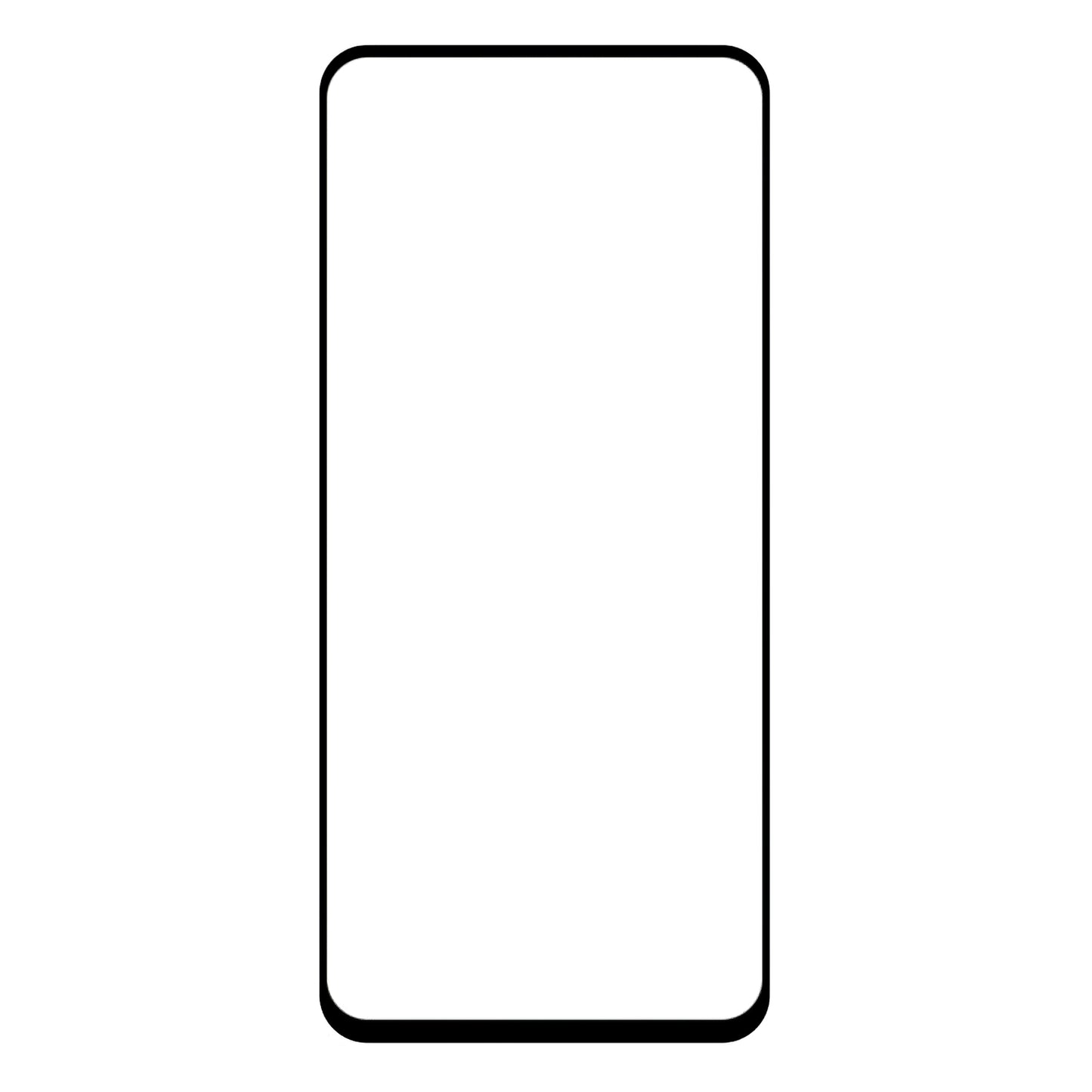 Zaštitna folija Blue Shield za ekran Motorola Moto G35, Kaljeno staklo, Full Glue, Kompatibilno sa maskama, Crna