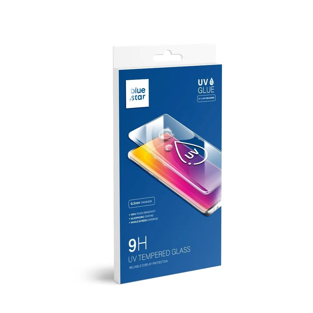 Zaštitna folija za ekran Blue Star za Samsung Galaxy S20 G980, Kaljeno staklo, UV lepak