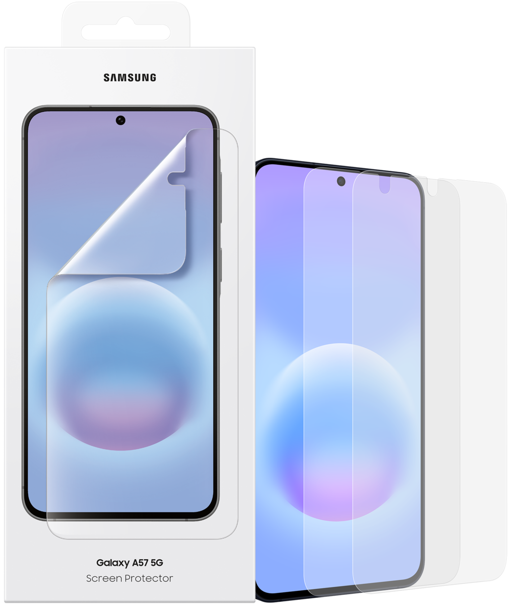 Folija za zaštitu ekrana Samsung za Galaxy A57 5G, Plastika, Set 2 komada EF-UA576CTEGWW